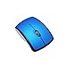 Electronic4sale Distinctive and Convenient Foldable Fold 2.4 Ghz Wireless Arc Optical Mouse/mice with USB Receiver Blue
