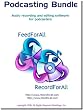 Podcasting Bundle Software - RSS Feed and Audio Editing Software with iTunes Support