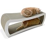 PetFusion Jumbo Cat Scratcher Bed (White)
