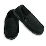 Kidconnection - Boys Corduroy Slipper, Black