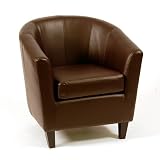 Chocolate Single Tub Chair