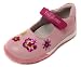 INDIGO schöne Ballerinas mit Stickerei, pink, Gr. 30