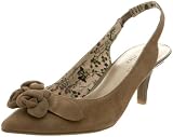 AK Anne Klein Women’s Darleen Slingback Pump,Beige Suede,9 M US