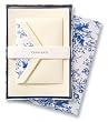 Duplex Hand Bordered Ecru Letter Sheets