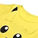 Yoyoworld Baby Girls' Pikachu Cute Onesie Funny Bodysuit Short Sleeves