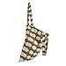 Caixia Women's Cotton Cute Hedgehog Print Canvas Tote Shopping Bag Khaki
