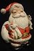Vintage HOMCO Santa Claus Decoration and Coin Bank 5610