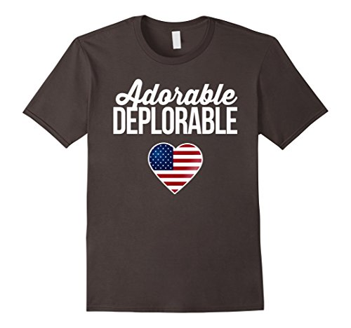 USA Flag Heart Adorable Deplorable Shirt Deplorable T