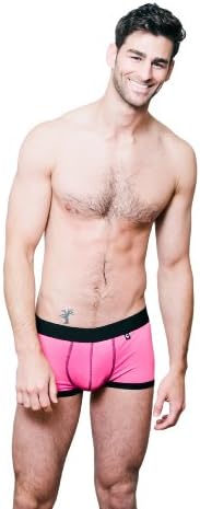 Chris Salvatore Men's Boxer Briefs - Athletic Cut (Medium, Pink)
