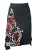 Desigual Embroidered Cotton Skirt Black Medium