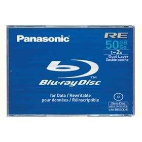 Click here to buy Dual Layer Blu-ray Rewritable Disc by Panasonic.