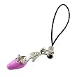 Cell Phone Charm - C8 - Strap Style - Mule Slipper ~ Fuchsia