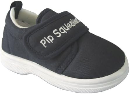 Pip Squeakers Baby Boys' Navy Blue Squeaky Shoes