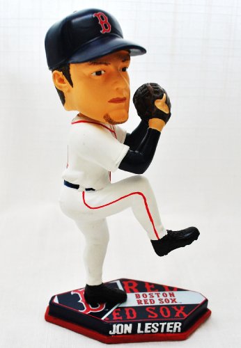 Boston Red Sox 2011 Official MLB #32 Jon Lester Home plate base action Bobble Head