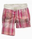 Vanilla Star Girls Convertible Plaid Bermuda Shorts