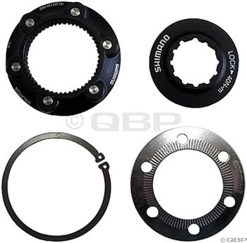 Shimano SM-RTAD10 CenterLock hub (35mm) to 6-bolt rotor adapter On Sale