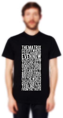 The Matrix Is Everywhere Movie T-shirt 2XL Black