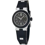 Bvlgari Diagono Aluminum and Black Rubber Ladies Watch AL29BTAVDSLN by Bvlgari