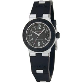 Click here to buy Bvlgari Diagono Aluminum and Black Rubber Ladies Watch AL29BTAVDSLN by Bvlgari.