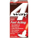 4-way Fast Acting Spray 0.5-Ounce (14.8 ml) (Pack of 5)