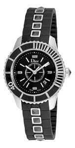 Christian Dior Women's CD11311FR001 Christal Black Sapphire Dial Watch from Christian Dior