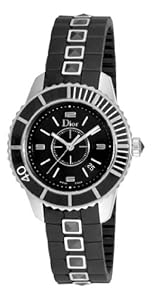 Christian Dior Women CD11311FR001 Christal Black Sapphire Dial Watch