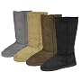 JC Fashion Boots Ladies 12 Inch Microsuede Sherpa Lined Boots