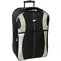 Karabar Extra Large 30 Inch Expandable Suitcase (Black/Silver)