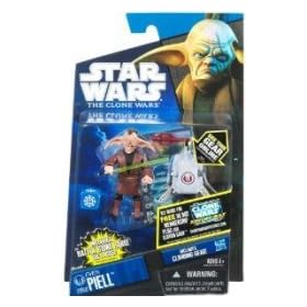 Hasbro �X�^�[�E�E�H�[�Y �N���[���E�E�H�[�Y �x�[�V�b�N�t�B�M���A �C�[�����E�s�[��/Star Wars 2011 The Clone Wars Action Figure CW58 Even Piell�y���s�A���z
