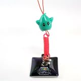 Super Mario Galaxy Mascot Strap & Screen Wiper - Green Star Spring Mario