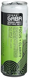 Jones Soda GABA Fuji Apple, 12 Ounce Cans (Pack of 12)