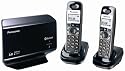 Panasonic Link-to-Cell Expandable Bluetooth-Enabled DECT 6.0 Phone System with 2 Handsets