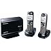 Panasonic Link-to-Cell Expandable Bluetooth-Enabled DECT 6.0 Phone System with 2 Handsets