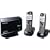 Panasonic Link-to-Cell Expandable Bluetooth-Enabled DECT 6.0 Phone System with 2 Handsets