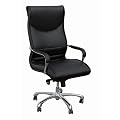Amstyle Milano XXL Chefsessel Milano Leder schwarz, SPM1022