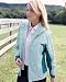 Devon and Jones Pink Signature Colorblock Water-Resistant Jacket