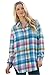Woman Within Plus Size Classic Flannel Shirt