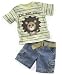 Nannette Baby Boy I'm not Lion Tee & Shorts Set