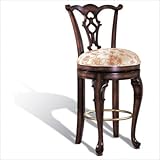 Swivel Counter Stool in Dark Brown