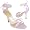 Borgo degli Ulivi Lilac Lizard-embossed Leather Ankle-Wrap Sandal Shoes 6.5 US | 4 UK | 37 EU