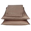 Fieldcrest® Luxury 500-Thread-Count Taupe Embroidered Sheet Set - Queen