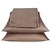 Fieldcrest® Luxury 500-Thread-Count Embroidered Sheet Set - Taupe (King)
