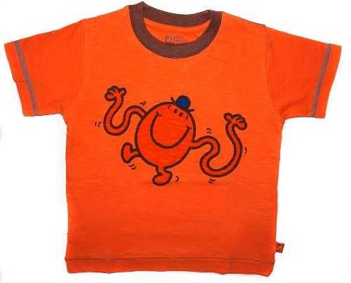 Childrens Toyshop  Third Party New : Mr. Tickle Retro T-Shirt 2 to 3 Years Tangerine