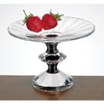 CLEAR FOOTED DISH