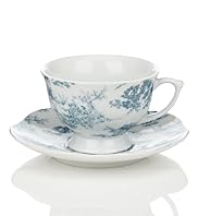 Toile de Jouy Tea Cup & Saucer Set