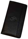NFL New York Jets Debossed Black Leather Travel Doc Carrier