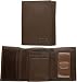 Fossil Mens Leather Trifold Wallet - Chicago Extra Capacity Trifold (Color: Brown)
