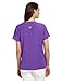 WonderWink Women's Four Way Stretch Sporty V-Neck Top, Electric Violet, Small