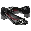 Unisa Women's Martina Low Heel Ornament Pump,Black,7 M