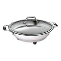 CucinaPro 1453 Stainless Steel Round Classic Electric Skillet 12 Inch
